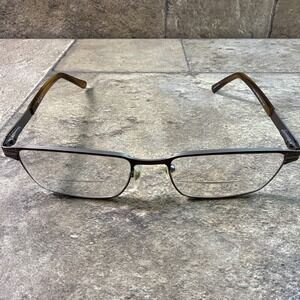 EIGHT TO EIGHTY Lincoln Brown Eyeglasses Frame Metal Spring Hinge 54-17-140-35mm